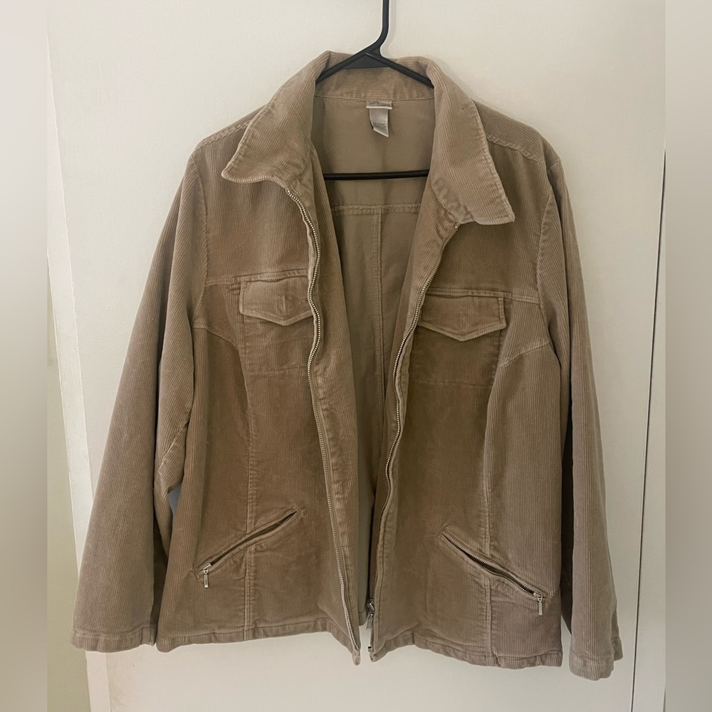 Women’s corduroy oversized jacket